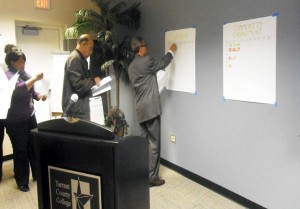 Tarrant County Commissioner Roy C. Brooks at work